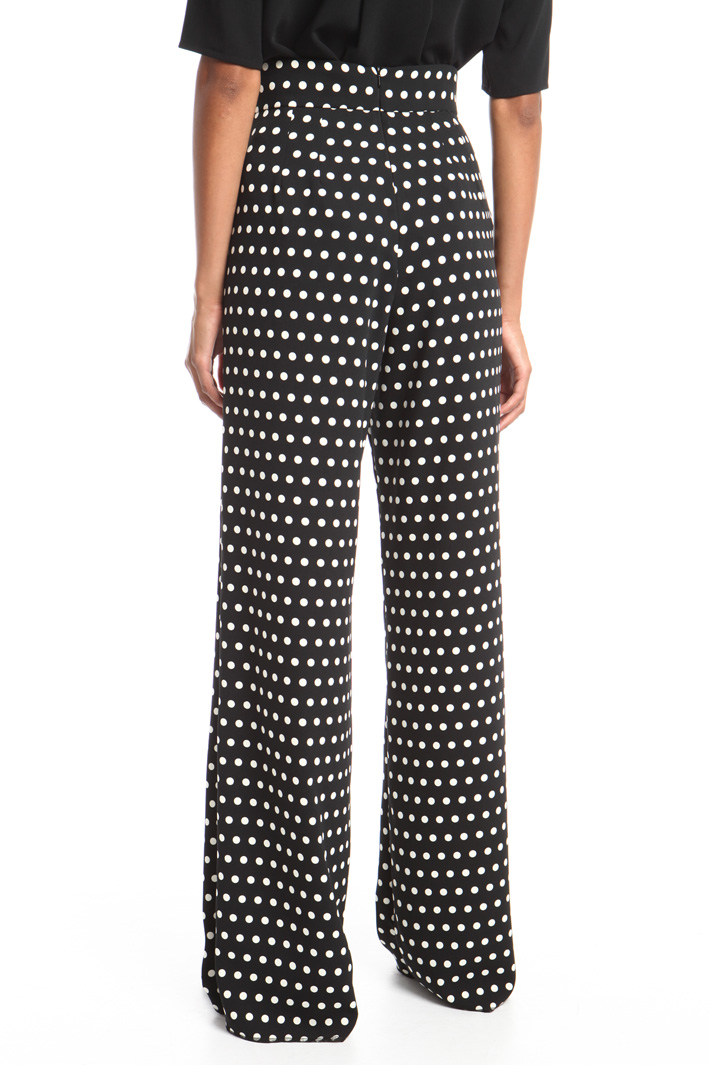 Polka-dot palazzo trousers Intrend Polka-dot palazzo trousers Intrend