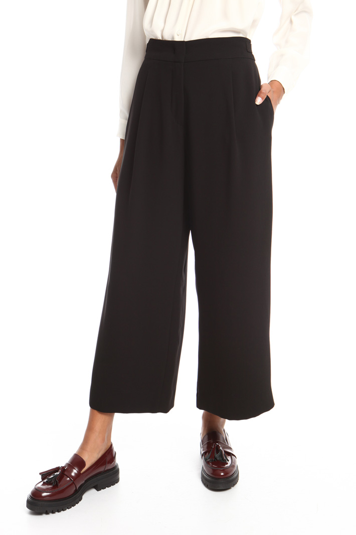 Wide-leg cady trousers Intrend Wide-leg cady trousers Intrend