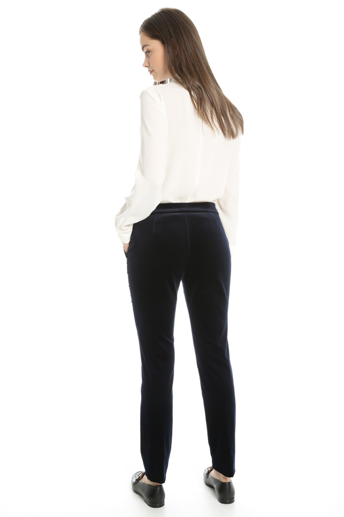 Fitted velvet trousers Intrend Fitted velvet trousers Intrend