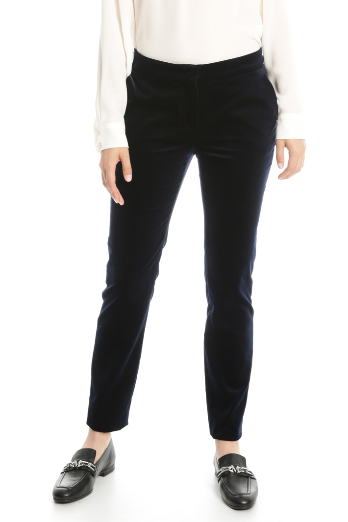 Fitted velvet trousers Intrend Fitted velvet trousers Intrend