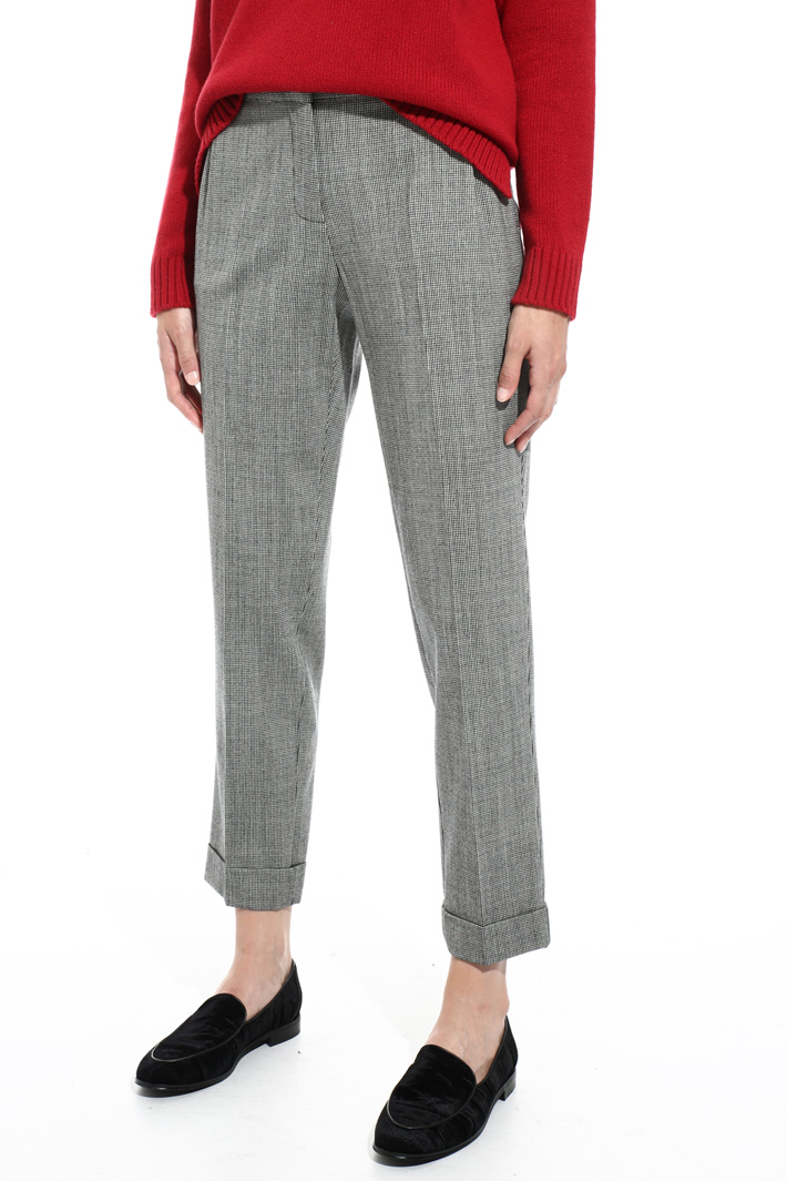 Yarn-dyed flannel trousers Intrend Yarn-dyed flannel trousers Intrend