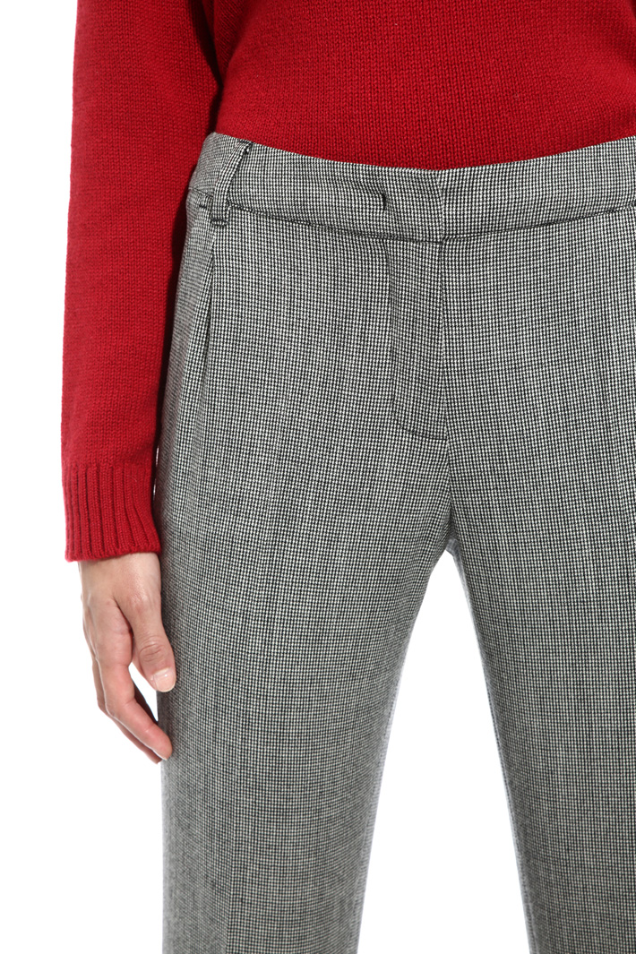 Yarn-dyed flannel trousers Intrend Yarn-dyed flannel trousers Intrend