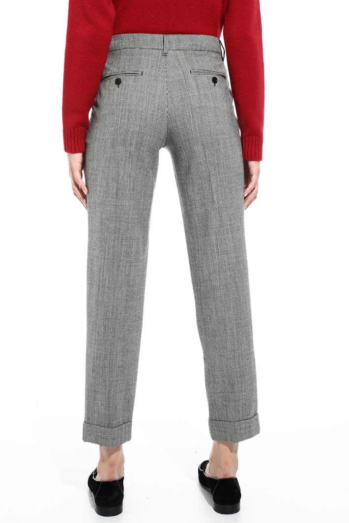 Yarn-dyed flannel trousers Intrend Yarn-dyed flannel trousers Intrend