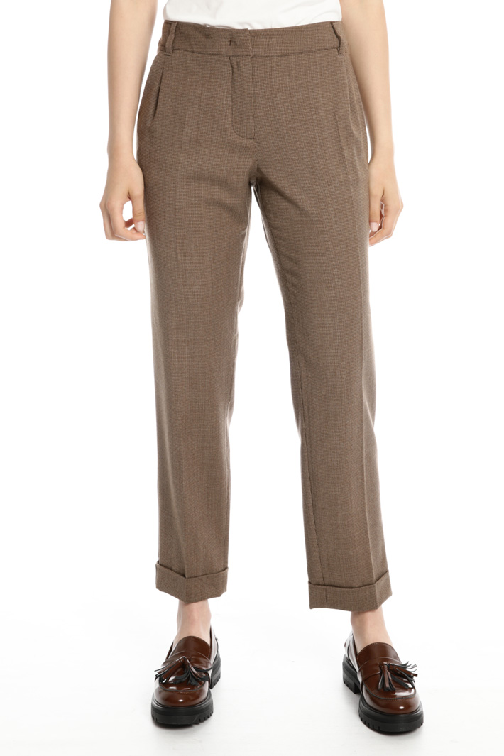Pure wool regular trousers Intrend Pure wool regular trousers Intrend
