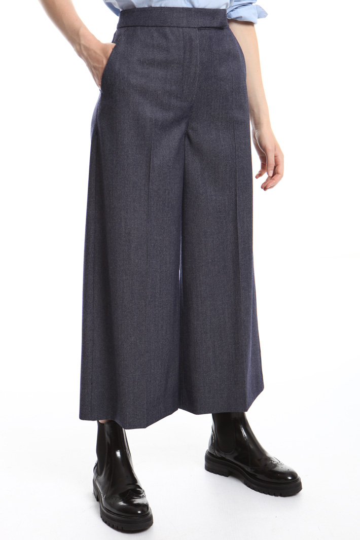 Wool cropped trousers Intrend Wool cropped trousers Intrend