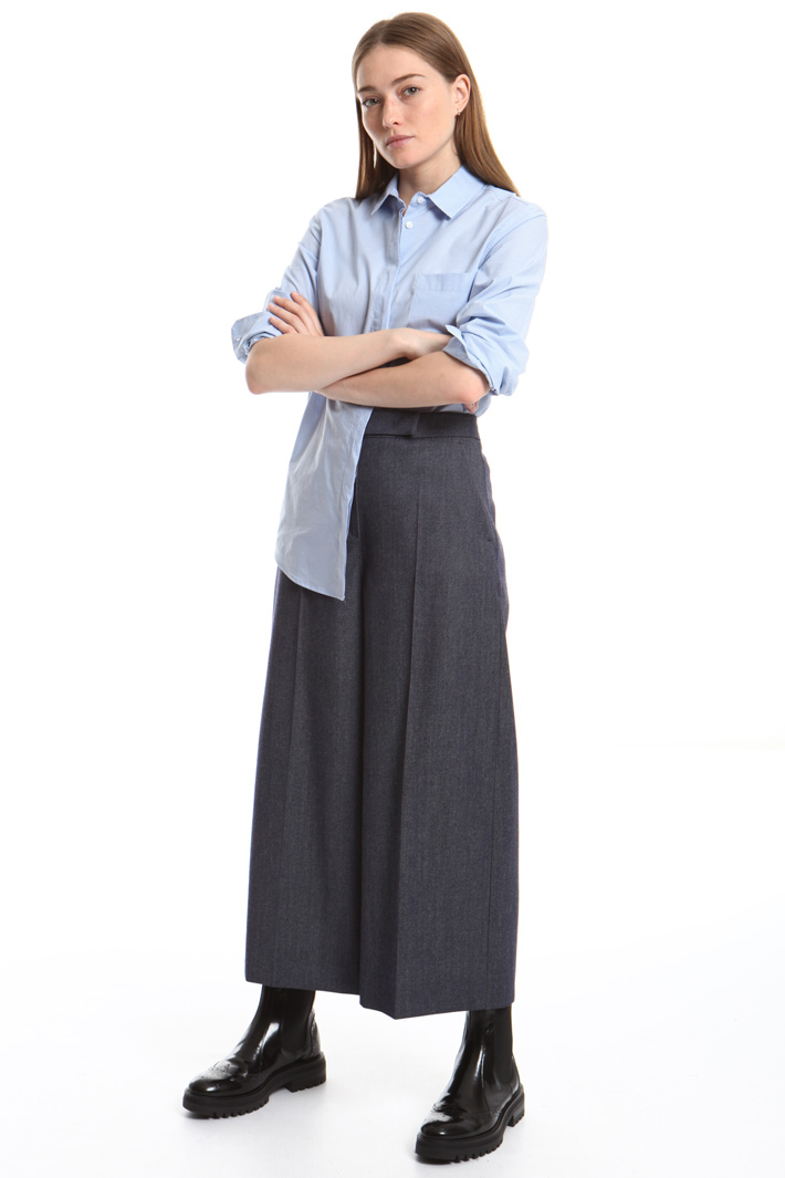 Wool cropped trousers Intrend Wool cropped trousers Intrend