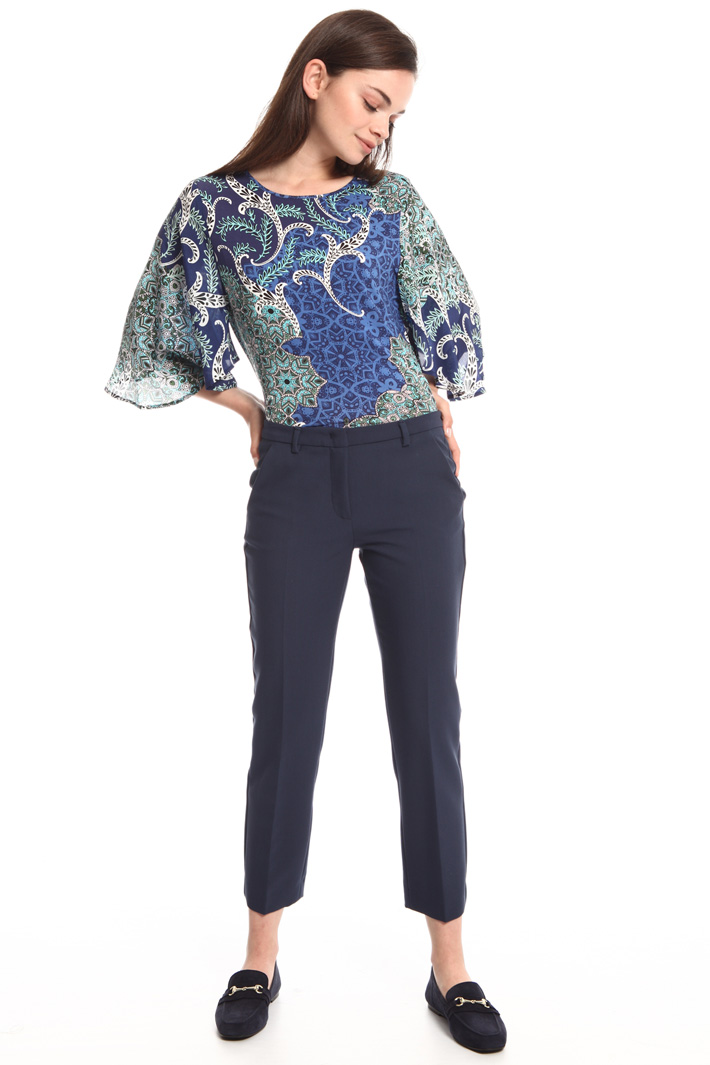 Viscose blend trousers Intrend Viscose blend trousers Intrend
