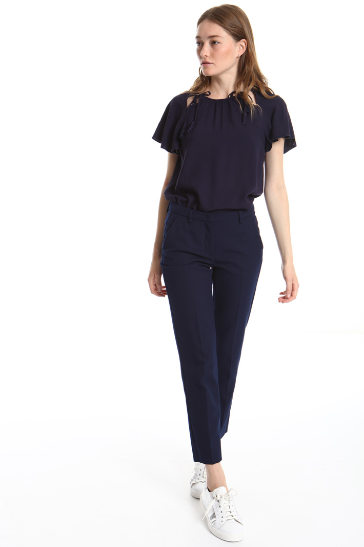 Viscose blend trousers Intrend Viscose blend trousers Intrend