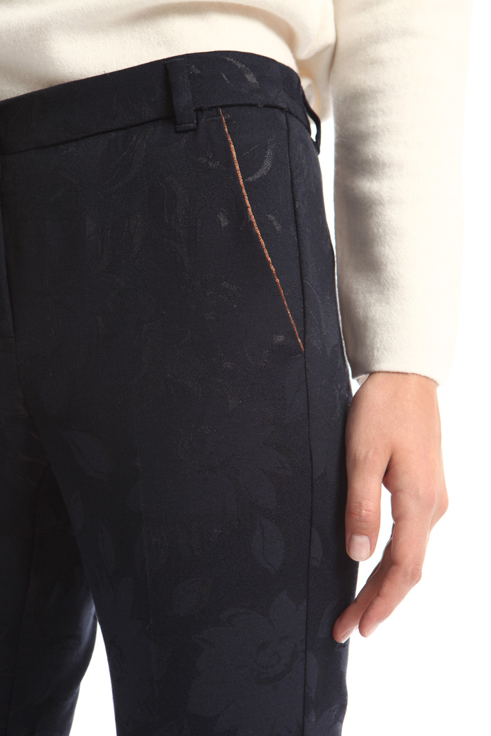 Long jacquard trousers Intrend Long jacquard trousers Intrend