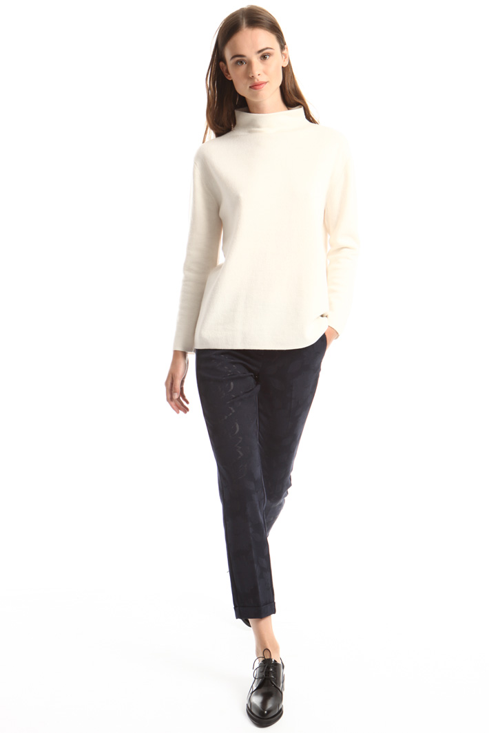 Long jacquard trousers Intrend Long jacquard trousers Intrend