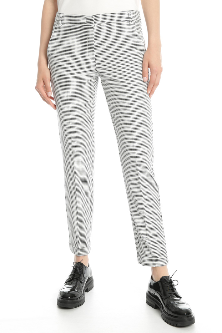 Long jacquard trousers Intrend Long jacquard trousers Intrend