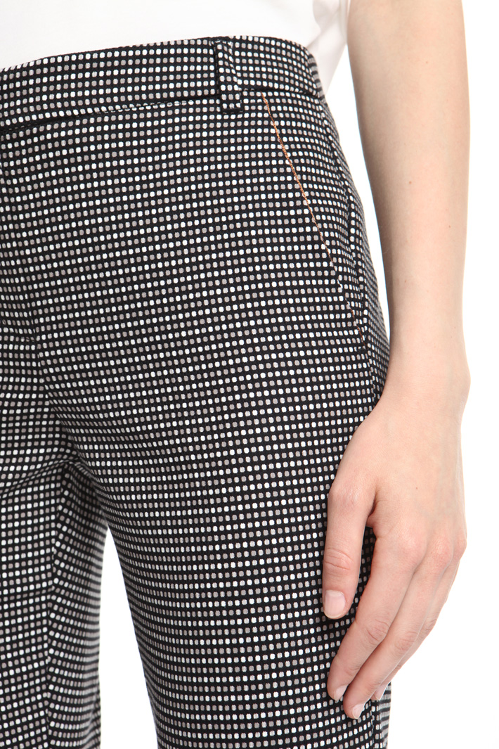 Long jacquard trousers Intrend Long jacquard trousers Intrend
