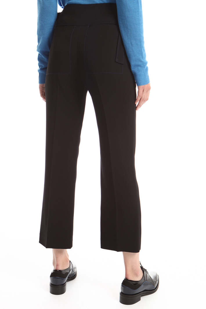 High waist cropped trousers Intrend High waist cropped trousers Intrend