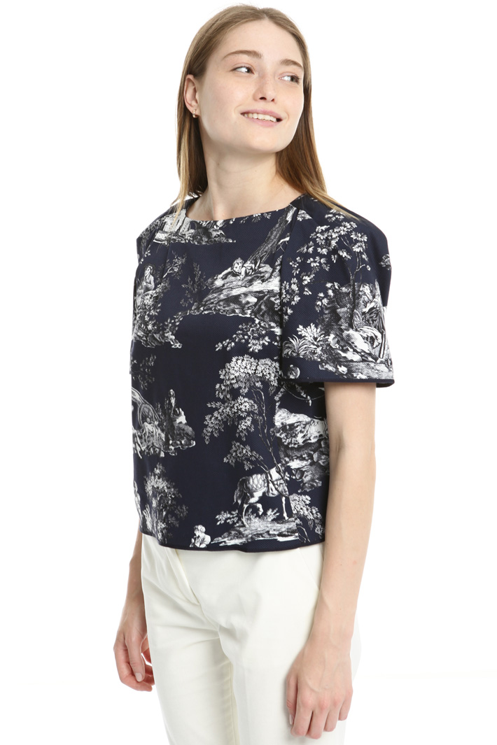 Cotton pique top Intrend Cotton pique top Intrend