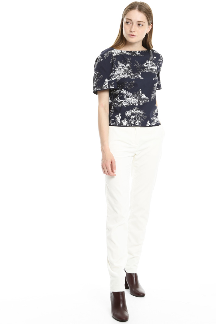 Cotton pique top Intrend Cotton pique top Intrend