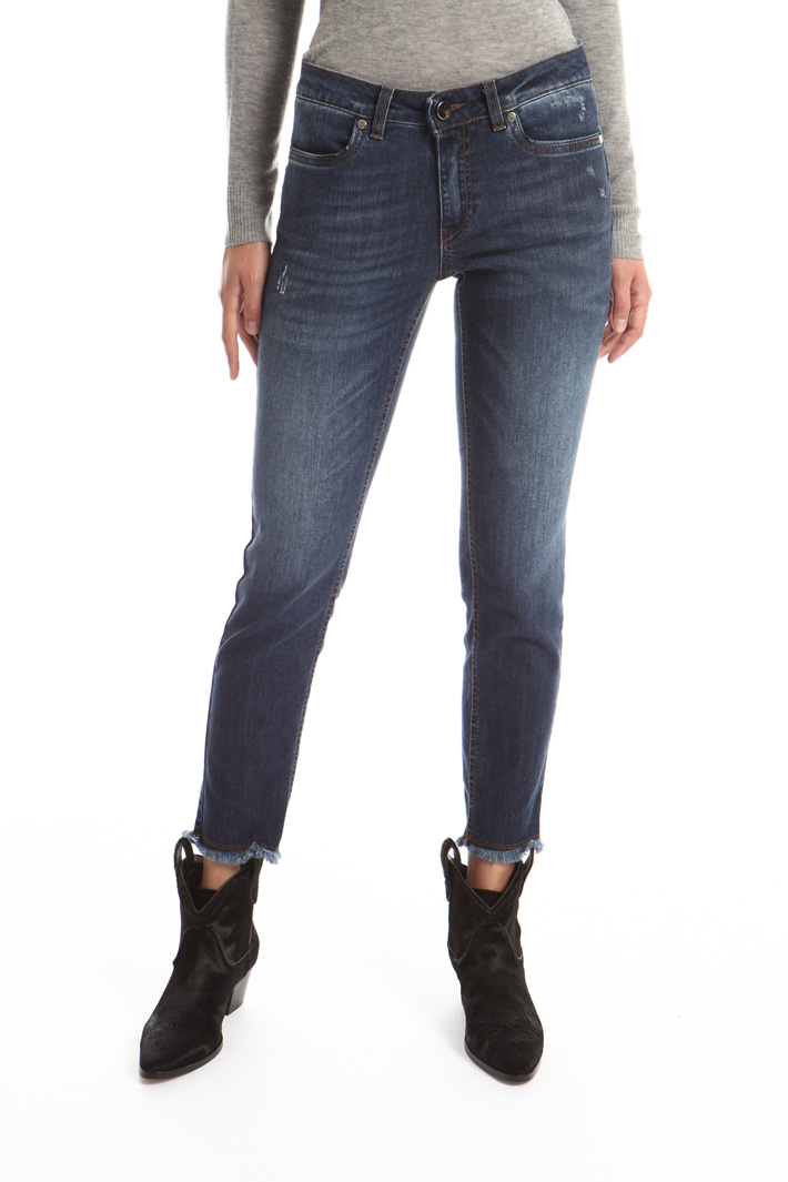Fringed jeans Intrend Fringed jeans Intrend