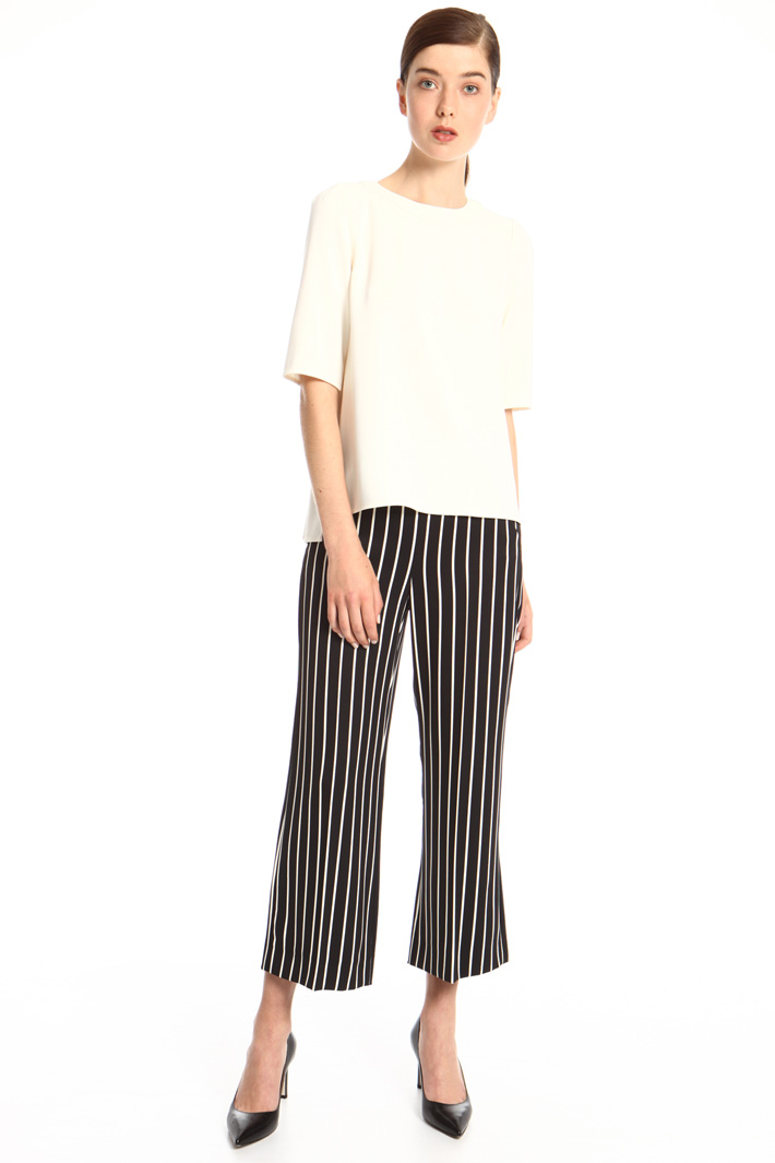 Crepe envers satin top Intrend Crepe envers satin top Intrend