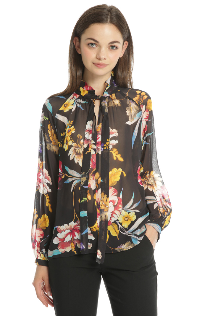 Printed georgette blouse Intrend Printed georgette blouse Intrend