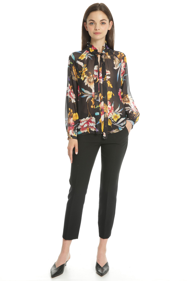 Printed georgette blouse Intrend Printed georgette blouse Intrend