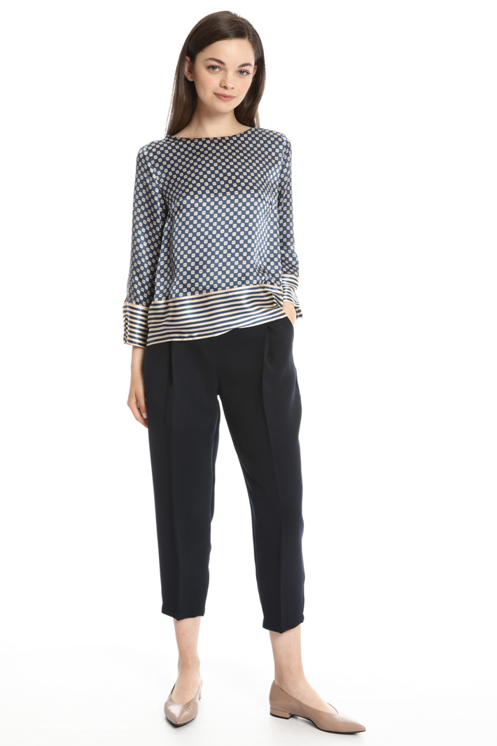 Blusa in raso di seta Intrend Blusa in raso di seta Intrend
