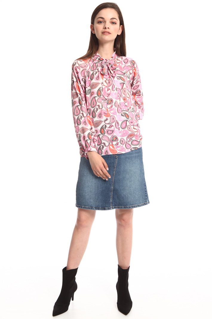 Fantasy print georgette blouse Intrend Fantasy print georgette blouse Intrend