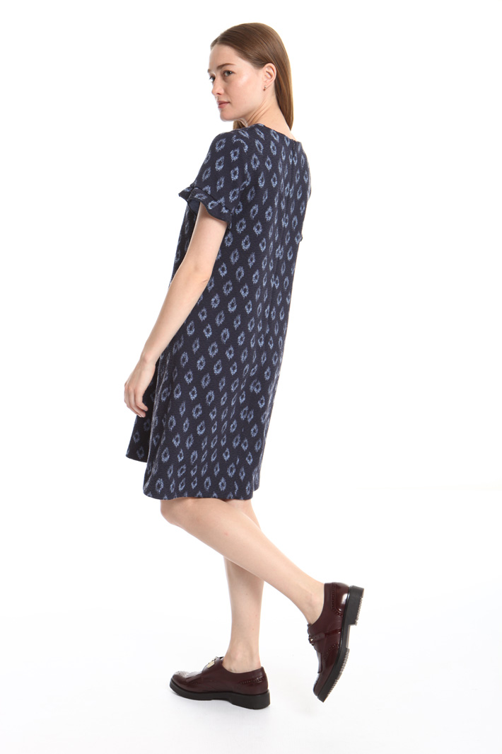 Cotton jacquard dress Intrend Cotton jacquard dress Intrend