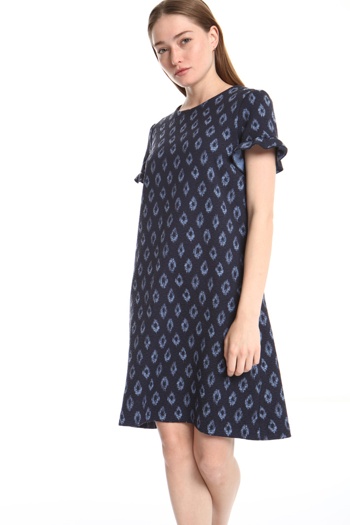 Cotton jacquard dress Intrend Cotton jacquard dress Intrend