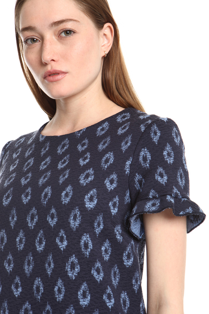 Cotton jacquard dress Intrend Cotton jacquard dress Intrend