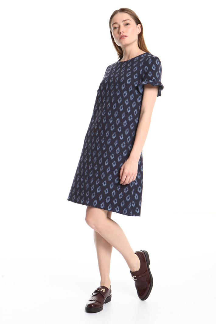 Cotton jacquard dress Intrend Cotton jacquard dress Intrend