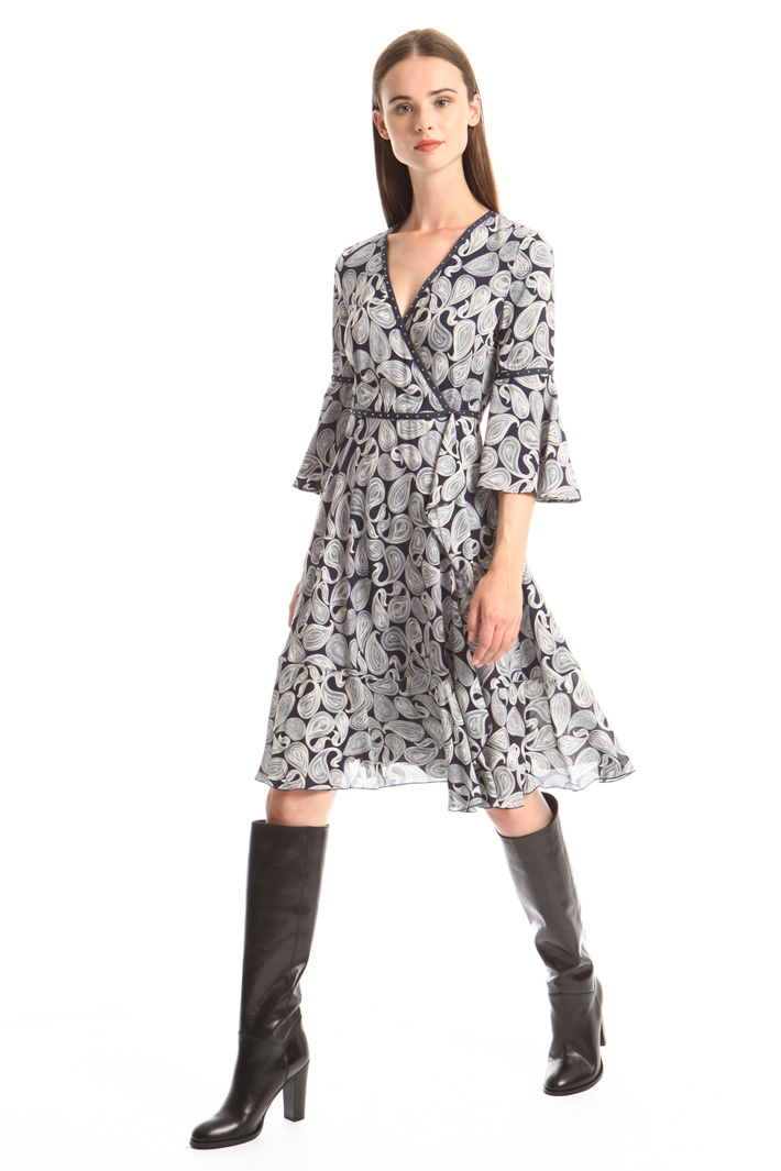 Printed viscose dress Intrend Printed viscose dress Intrend