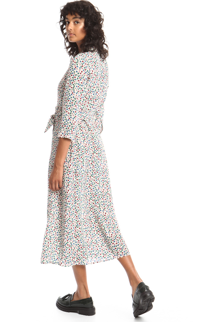 Belted fluid dress Intrend Belted fluid dress Intrend