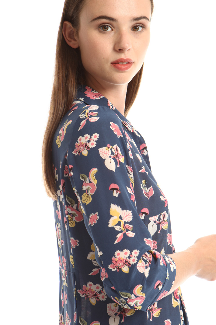 Belted fluid dress Intrend Belted fluid dress Intrend