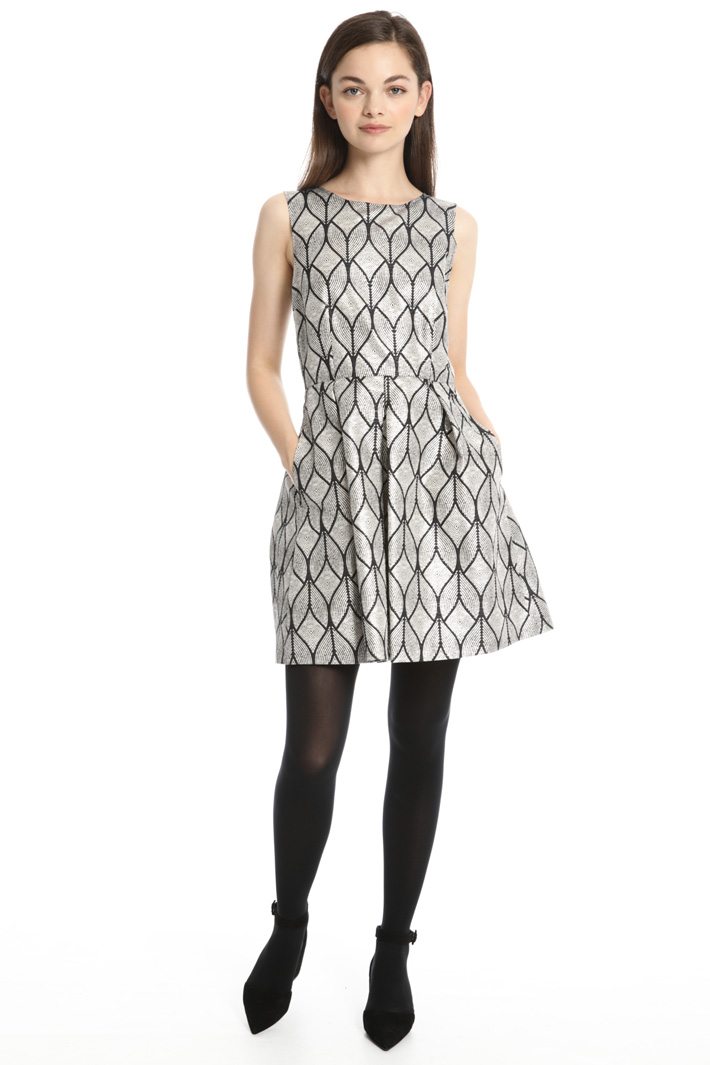 Lurex-effect short dress Intrend Lurex-effect short dress Intrend