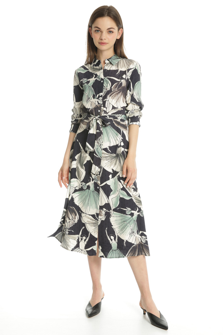 Fluid chemisier dress Intrend Fluid chemisier dress Intrend