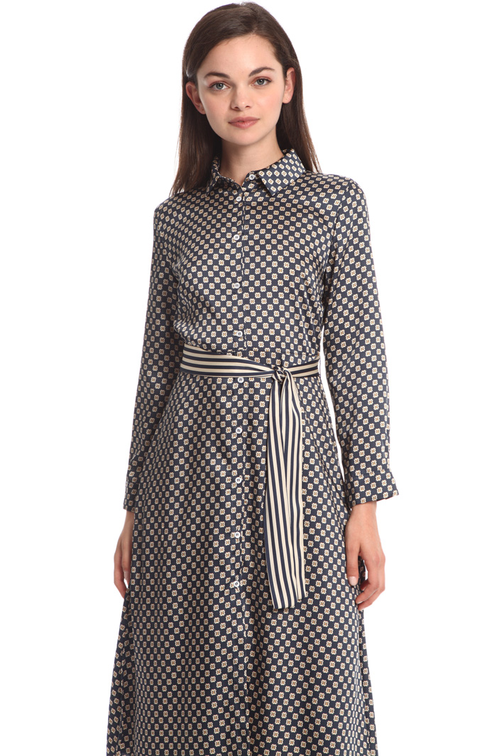 Abito chemisier in twill Abito chemisier in twill