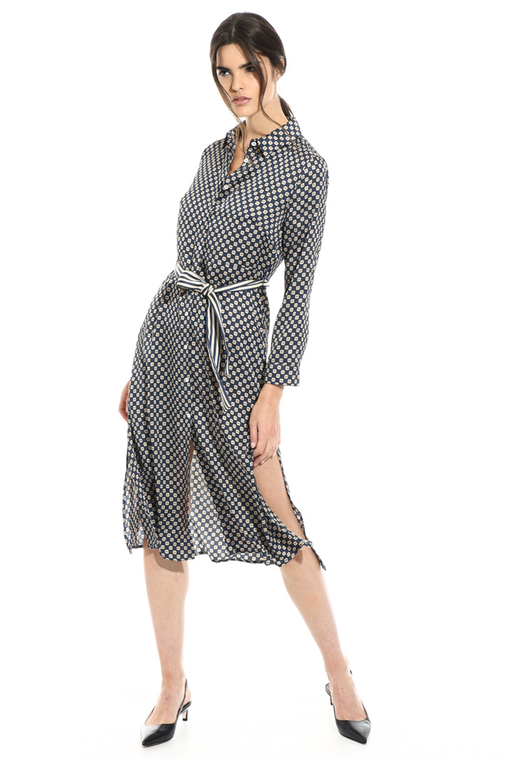 Abito chemisier in twill Abito chemisier in twill