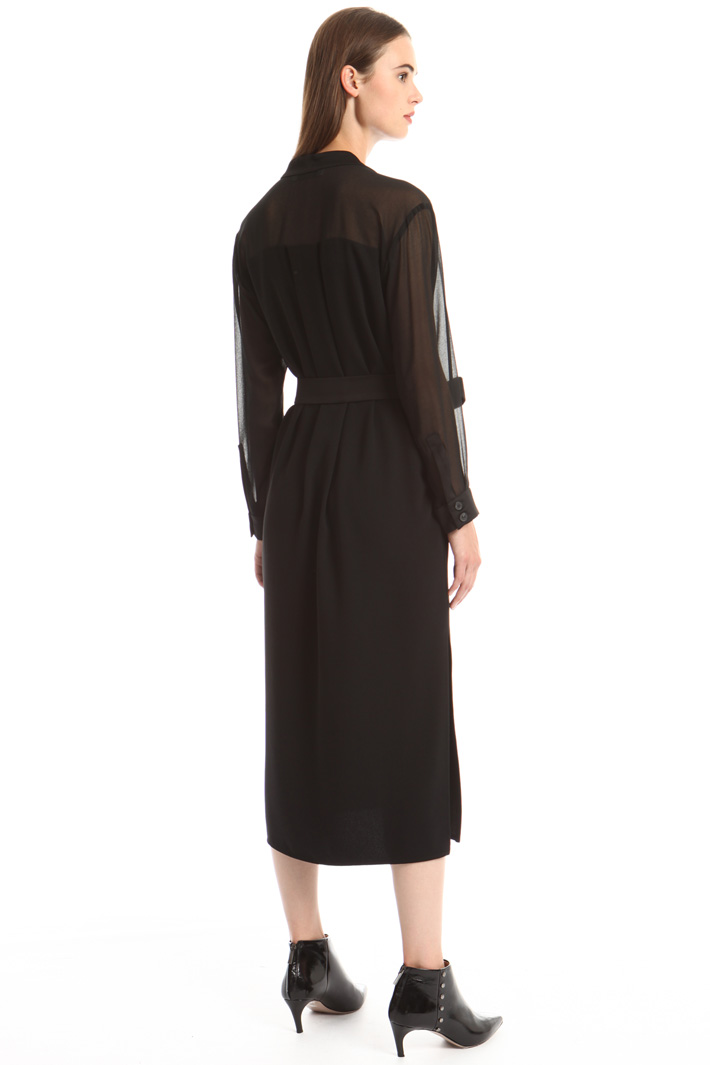 Abito in crepe enver satin Intrend Abito in crepe enver satin Intrend