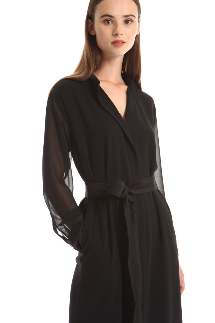 Abito in crepe enver satin Intrend Abito in crepe enver satin Intrend