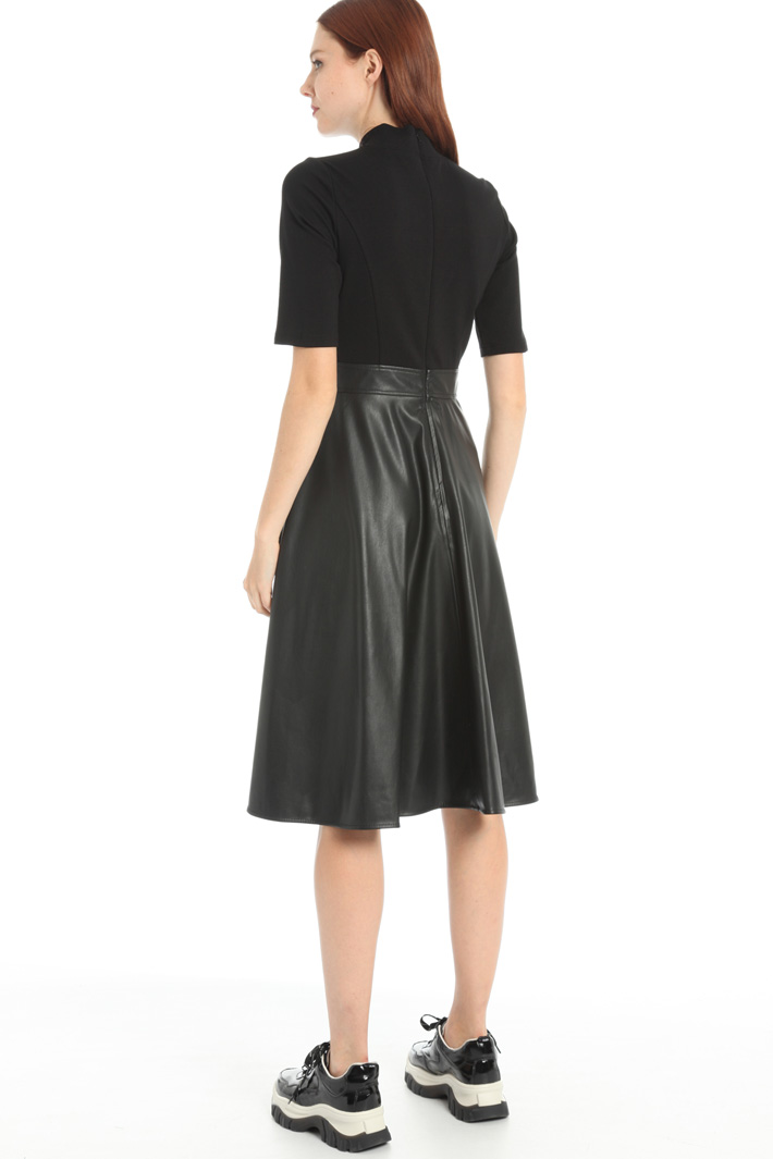 Faux-leather dress Intrend Faux-leather dress Intrend