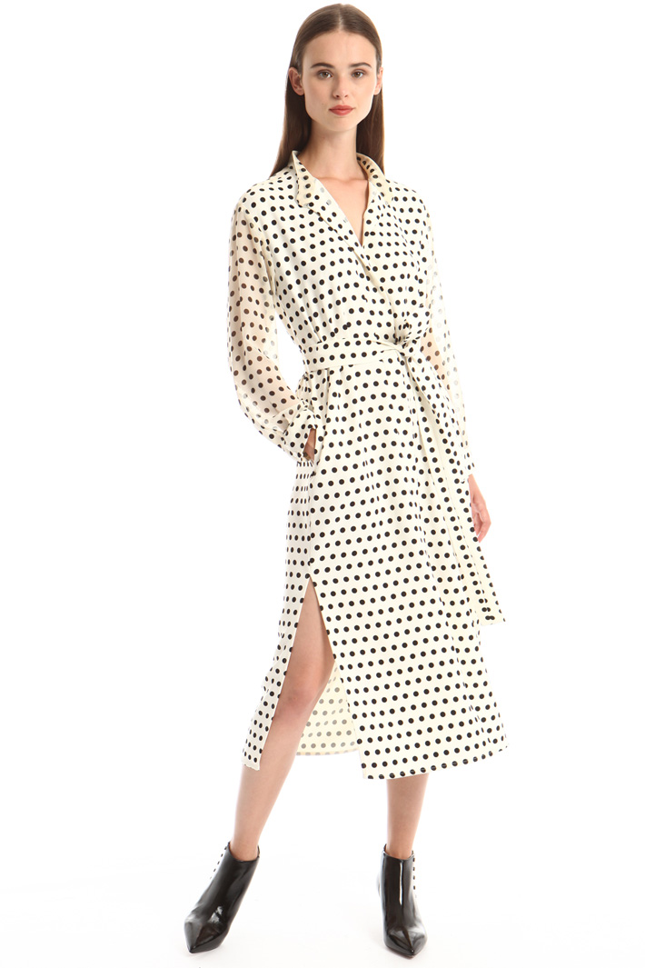 Abito in crepe enver satin Intrend Abito in crepe enver satin Intrend