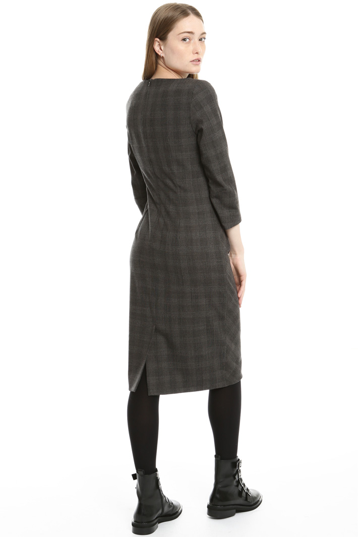 Flannel sheath dress Intrend Flannel sheath dress Intrend