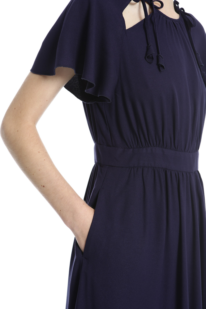 Viscose sablé dress Intrend Viscose sablé dress Intrend