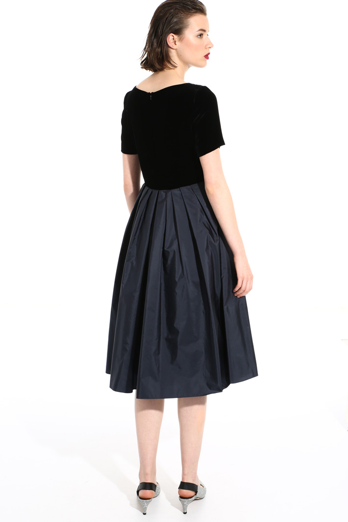 Velvet and silk dress Intrend Velvet and silk dress Intrend