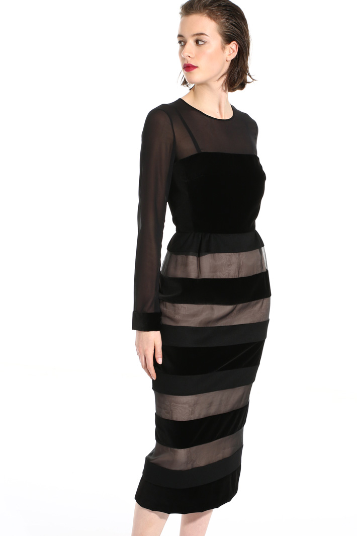 Silk and camel dress Intrend Silk and camel dress Intrend
