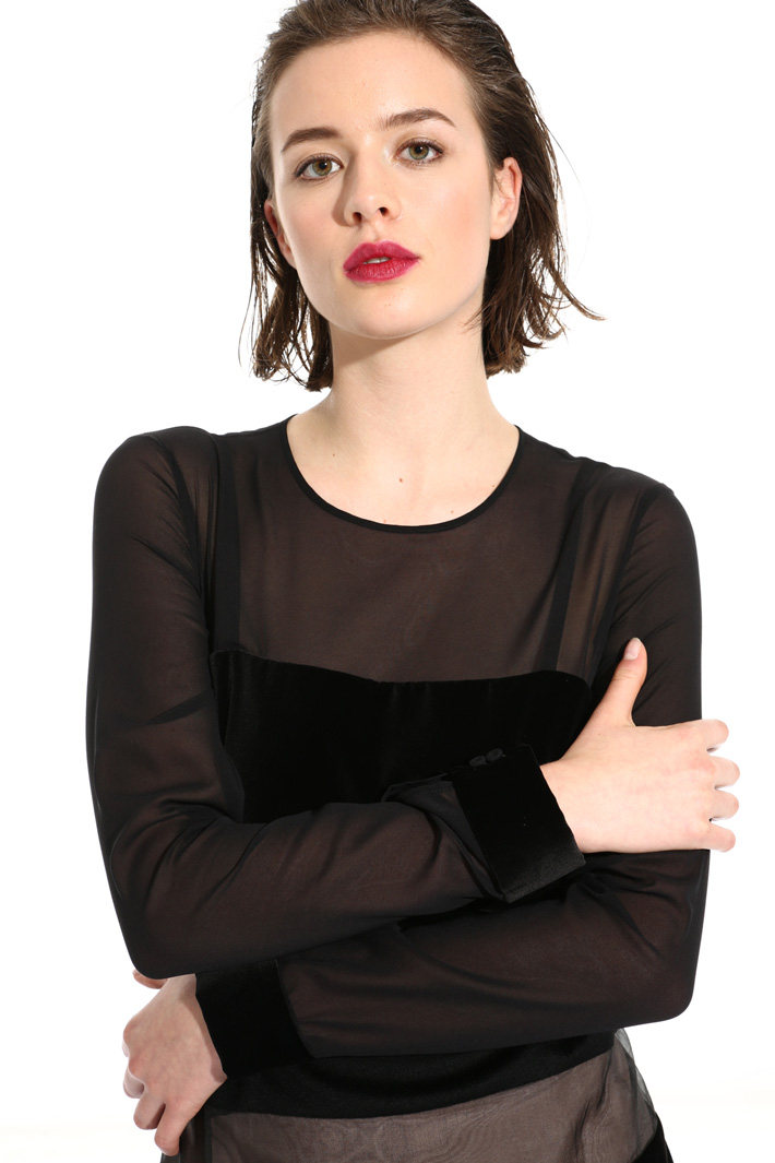 Silk and camel dress Intrend Silk and camel dress Intrend