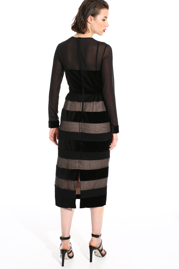 Silk and camel dress Intrend Silk and camel dress Intrend