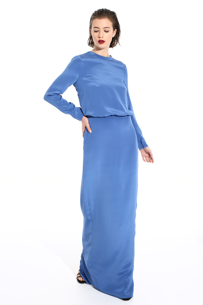 Long dress in pure silk Intrend Long dress in pure silk Intrend