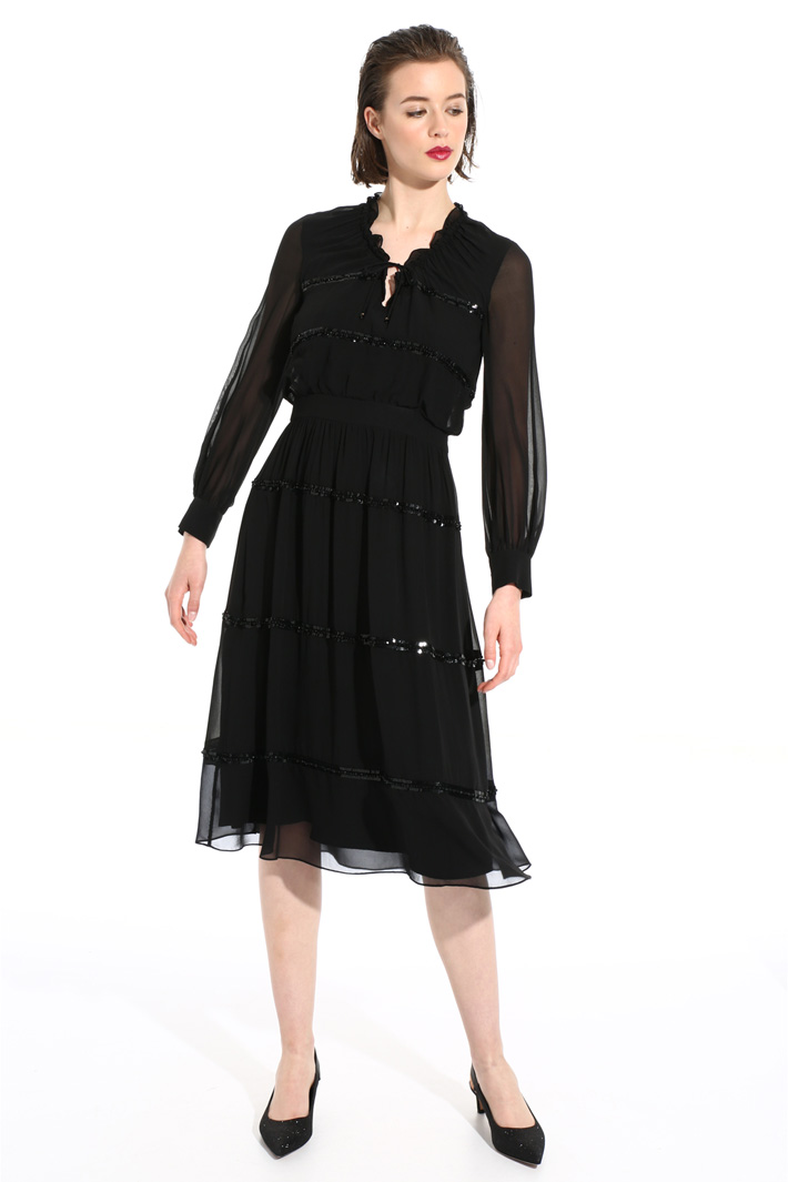 Silk midi dress Intrend Silk midi dress Intrend