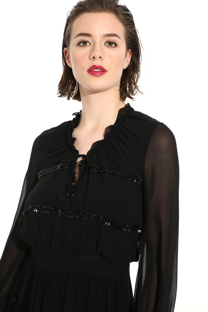 Silk midi dress Intrend Silk midi dress Intrend