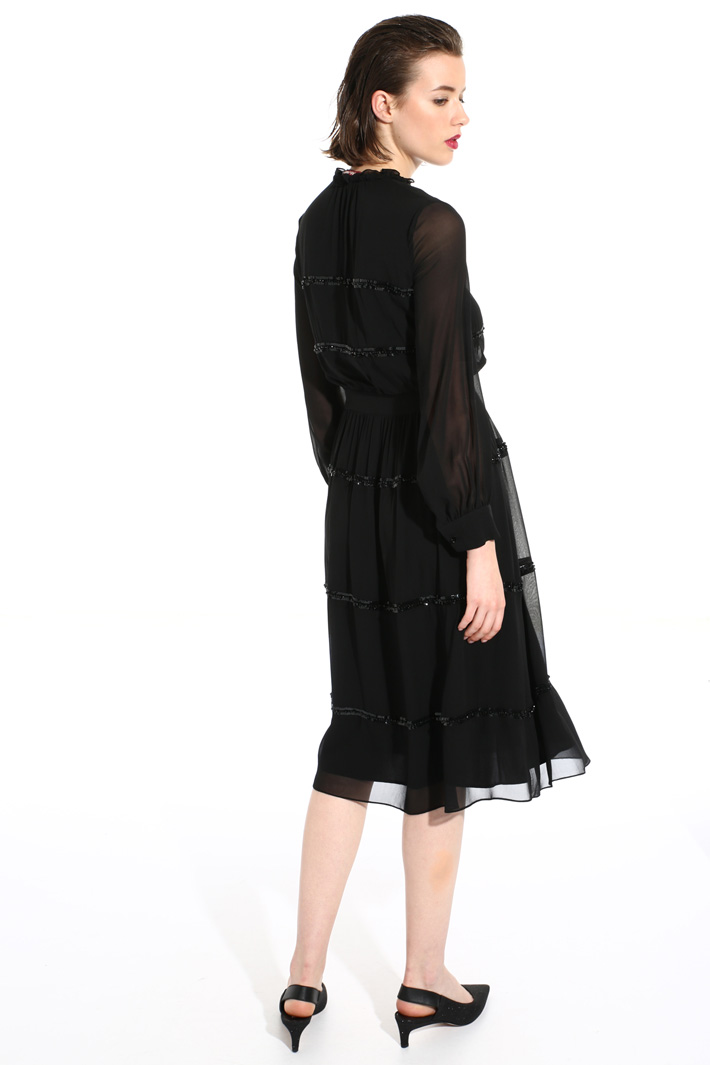 Silk midi dress Intrend Silk midi dress Intrend